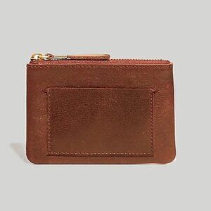 Madewell The Small Travel Zip Pouch English Saddle